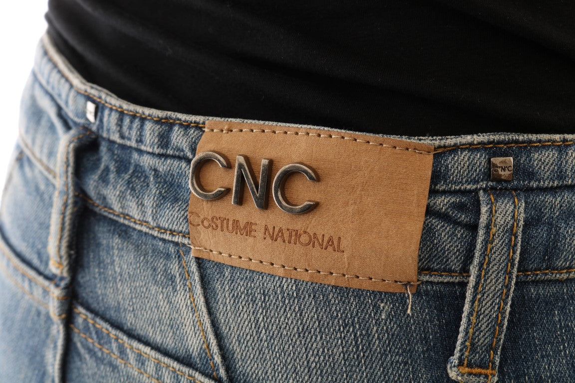 Costume National Cotton Stretch Denim Jeans — Blue, view 4