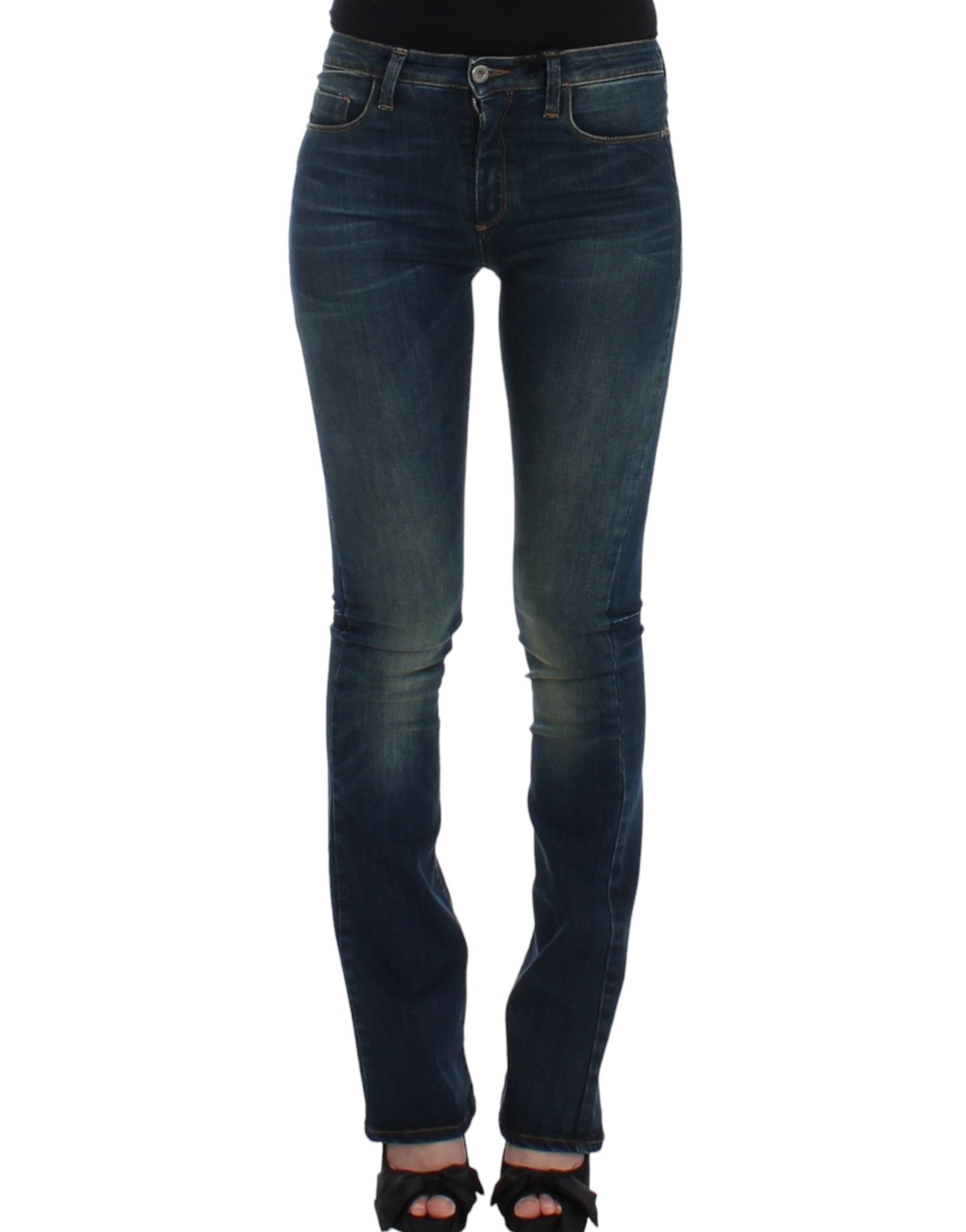 Costume National Straight Leg Denim Jeans — Blue by Costume National