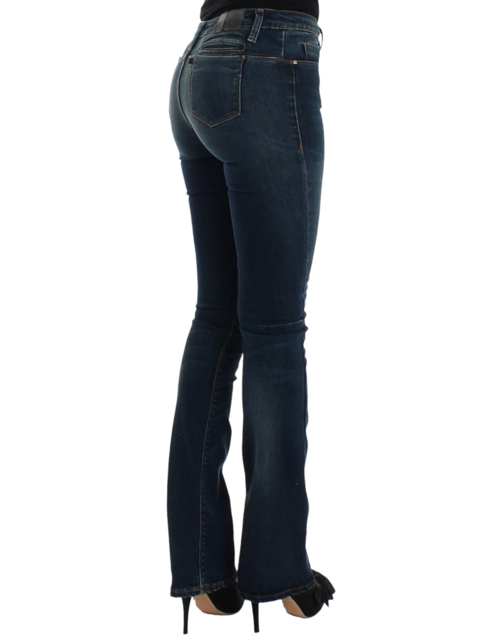 Costume National Straight Leg Denim Jeans — Blue, view 6