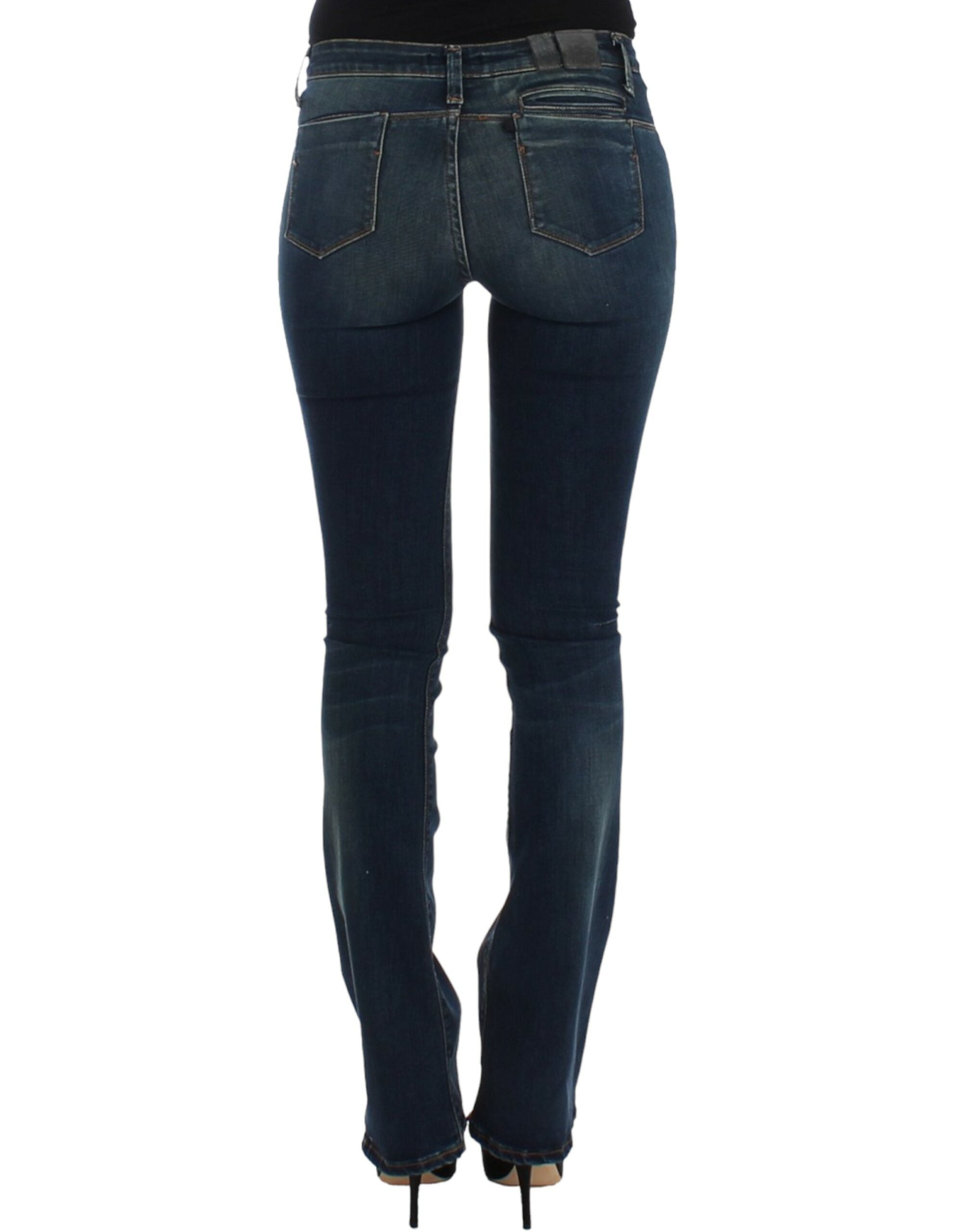 Costume National Straight Leg Denim Jeans — Blue, view 7
