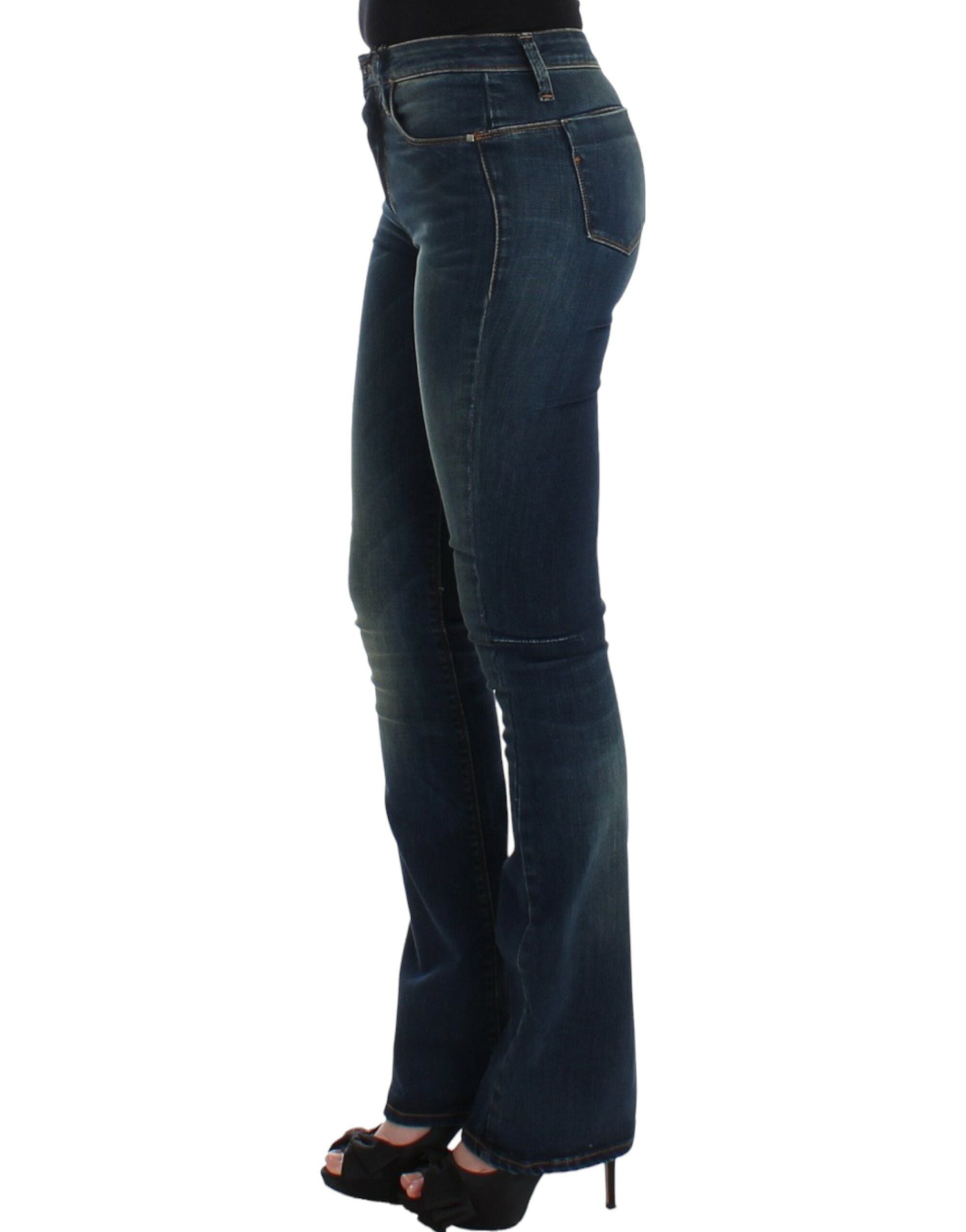 Costume National Straight Leg Denim Jeans — Blue, view 8