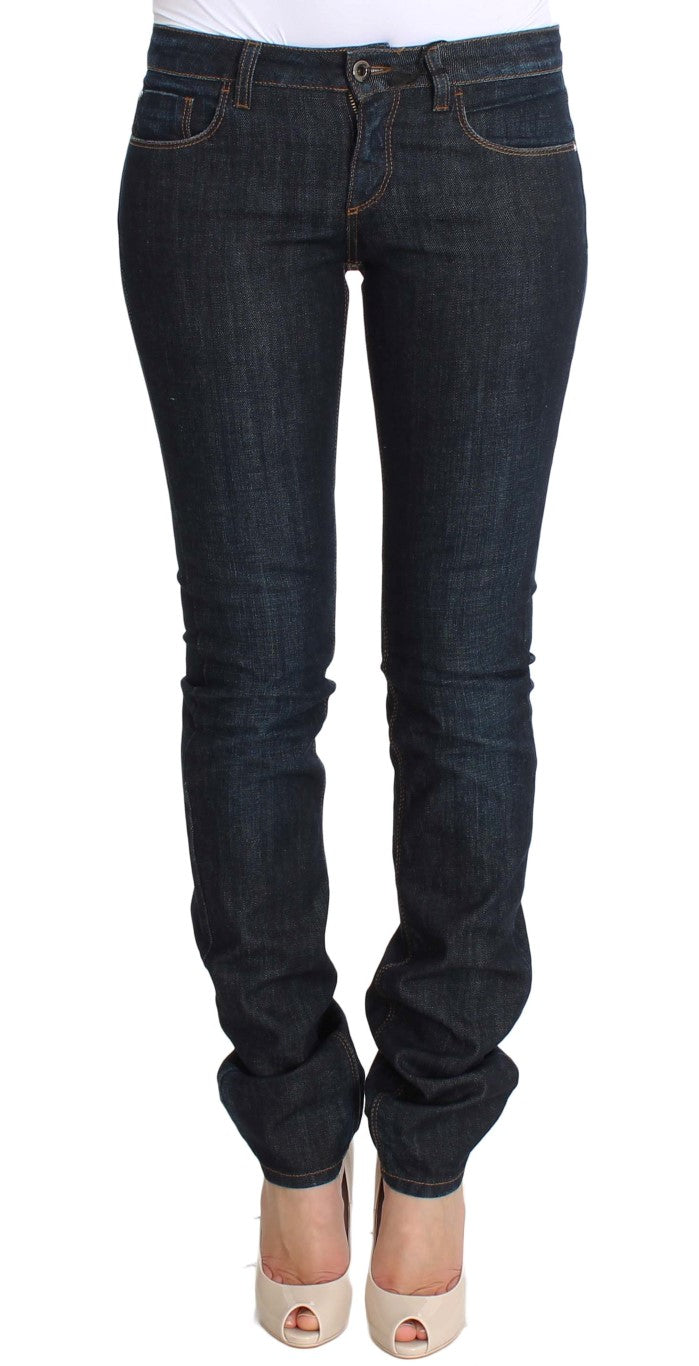 Costume National Cotton Stretch Slim Fit Jeans — Blue by Costume National