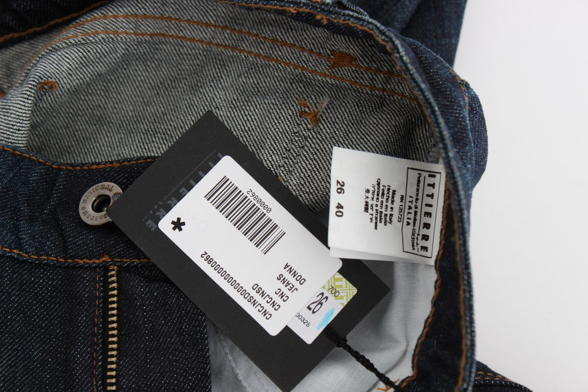 Costume National Cotton Stretch Slim Fit Jeans — Blue, view 6