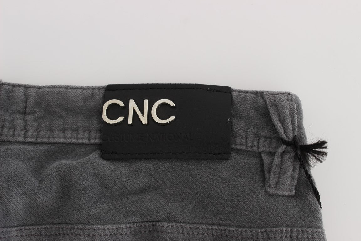 Costume National Cotton Corduroy Jeans — Gray, view 7