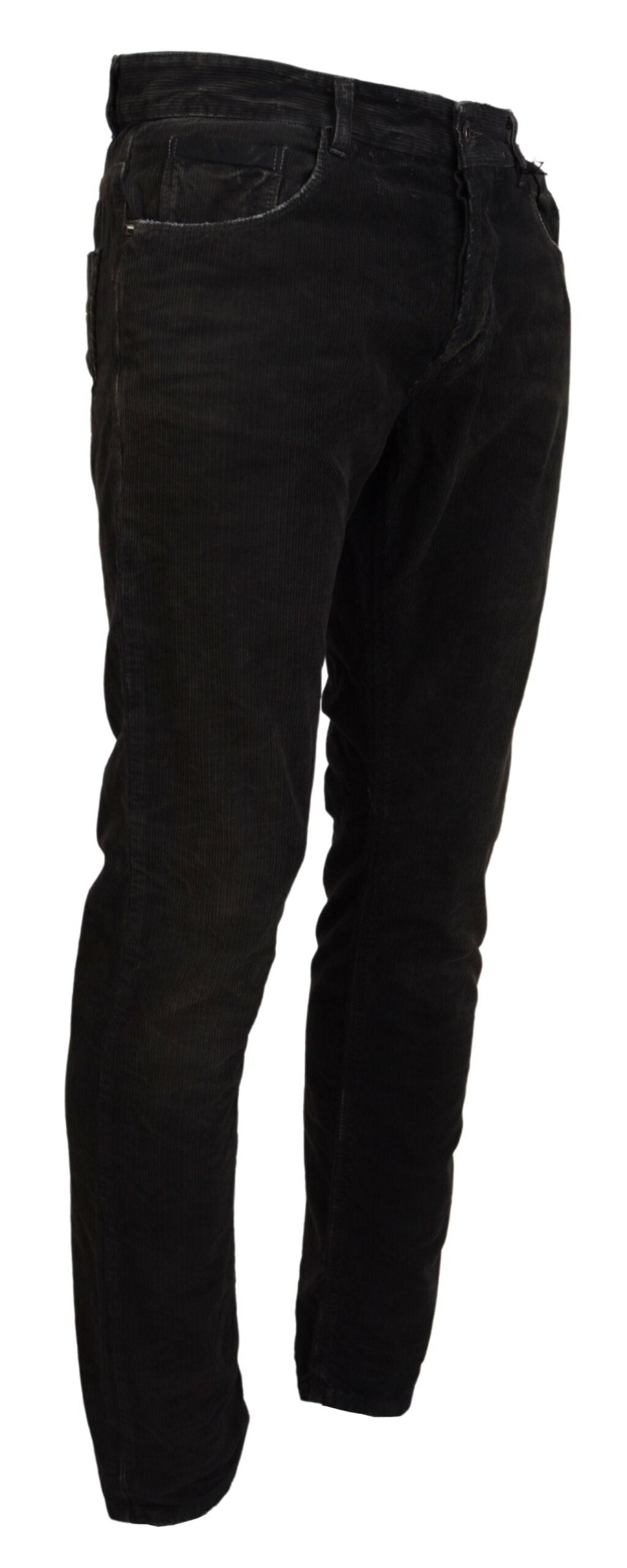 Costume National Cotton Corduroy Jeans — Gray, view 2