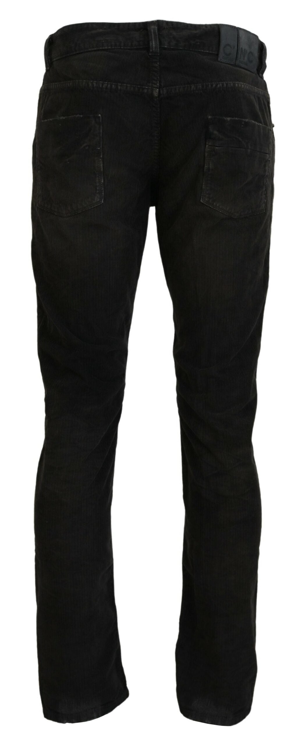 Costume National Cotton Corduroy Jeans — Gray, view 3