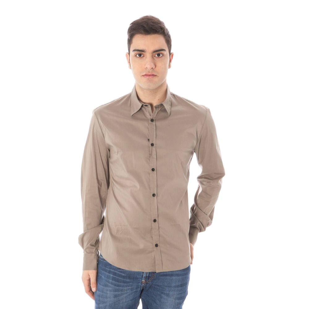 Costume National Cotton-Blend Shirt — Green by Costume National