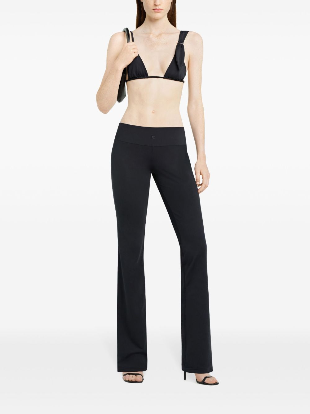 Courreges Pre Scuba Trousers — Black, view 3