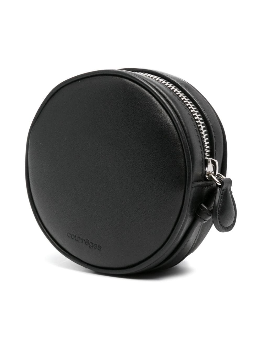 Courreges Re-Edition Shoulder Bag — Black, view 3