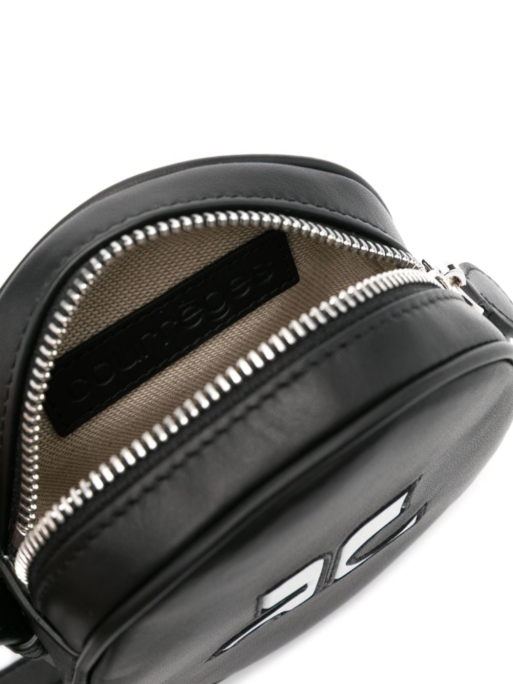 Courreges Re-Edition Shoulder Bag — Black, view 5
