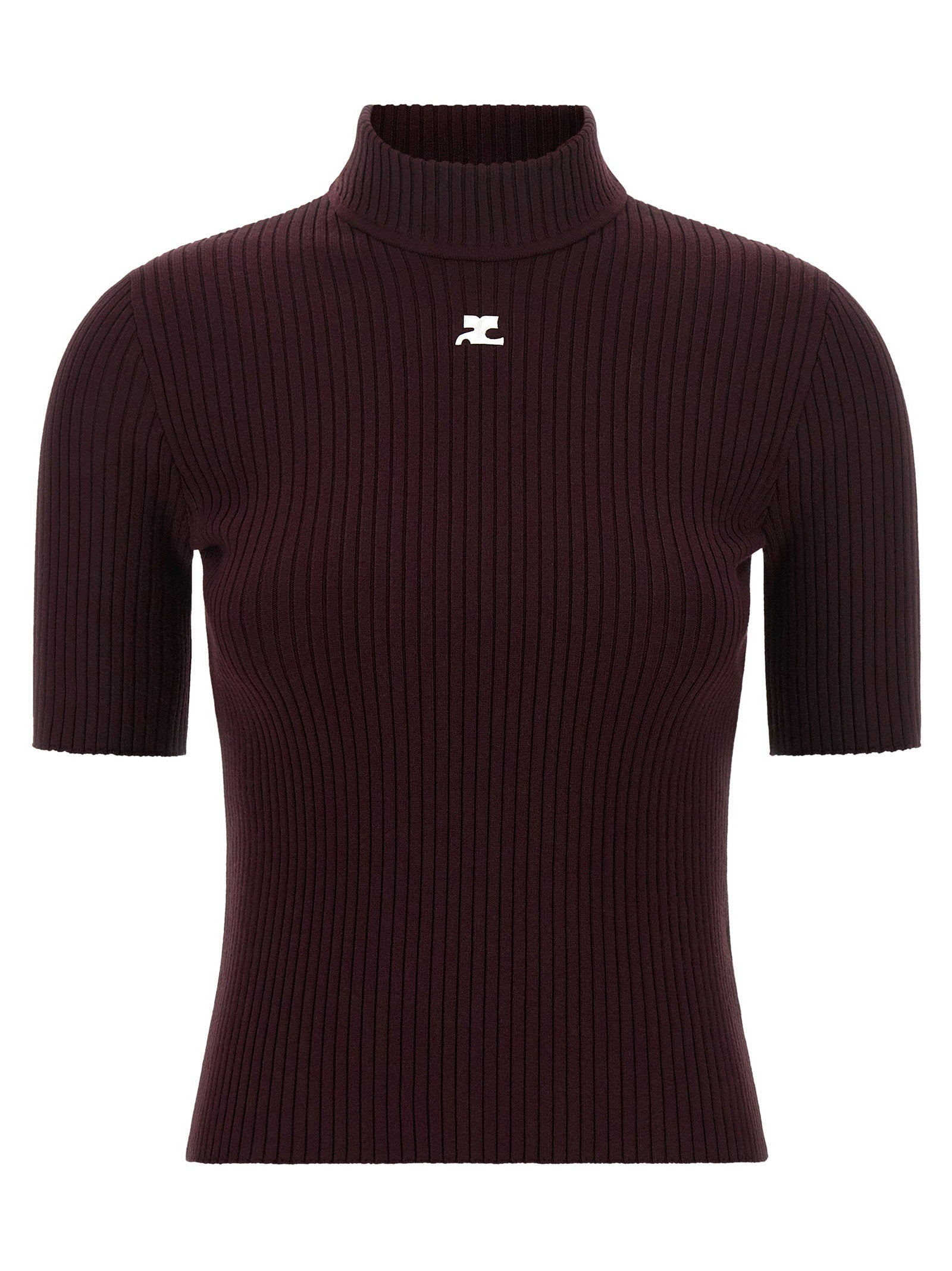 Courreges Reedition Sweater — Burgundy by Courreges