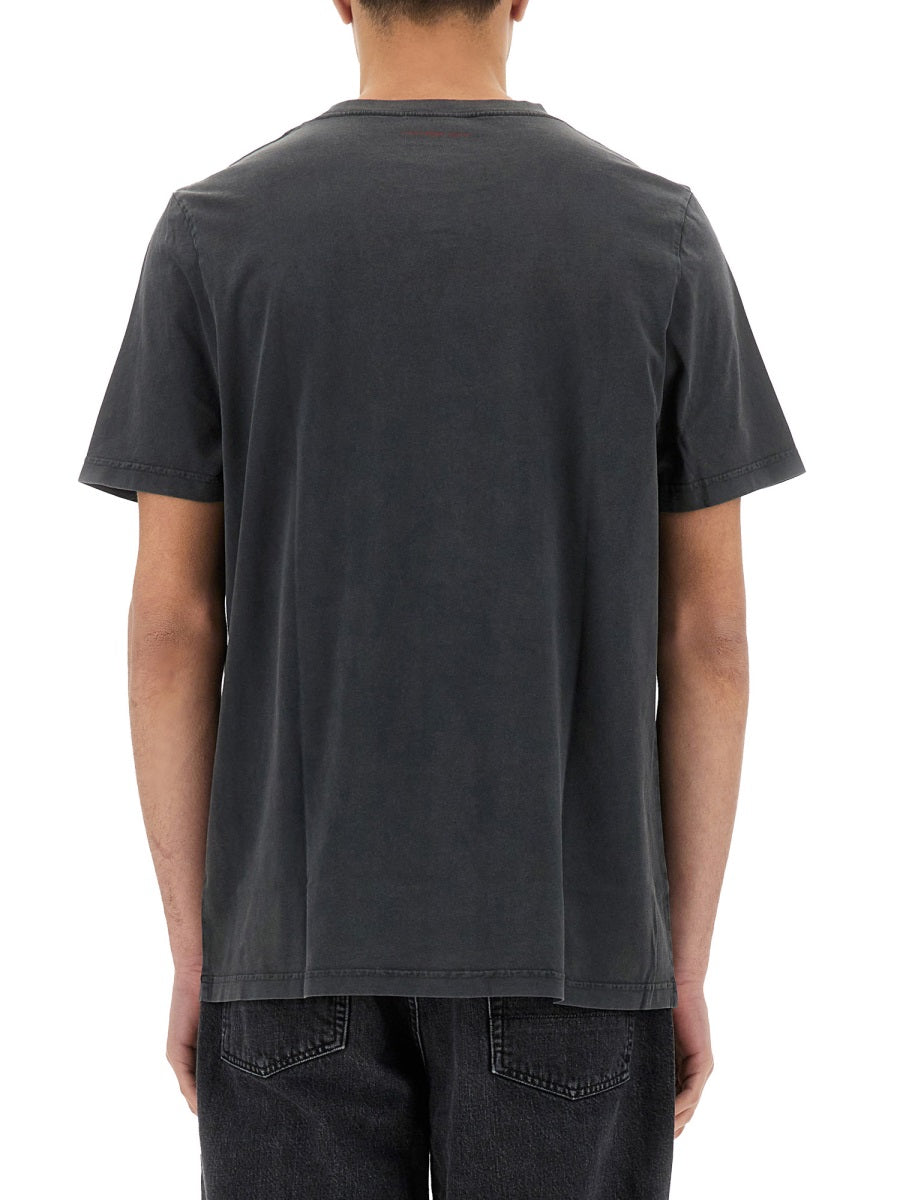 CourrèGes Logo Print T-Shirt — Black by Courreges