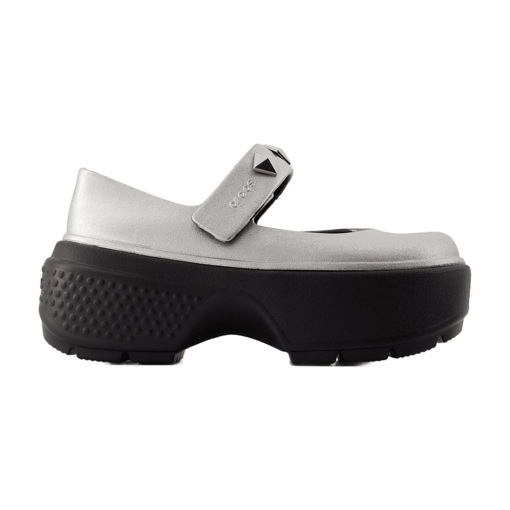 Crocs Ballerina Flat — Silver, view 2
