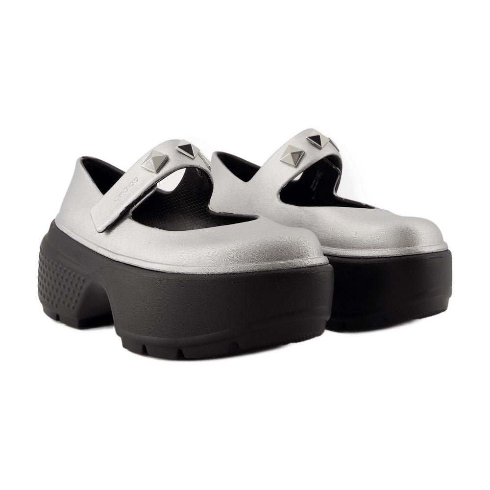Crocs Ballerina Flat — Silver, view 3