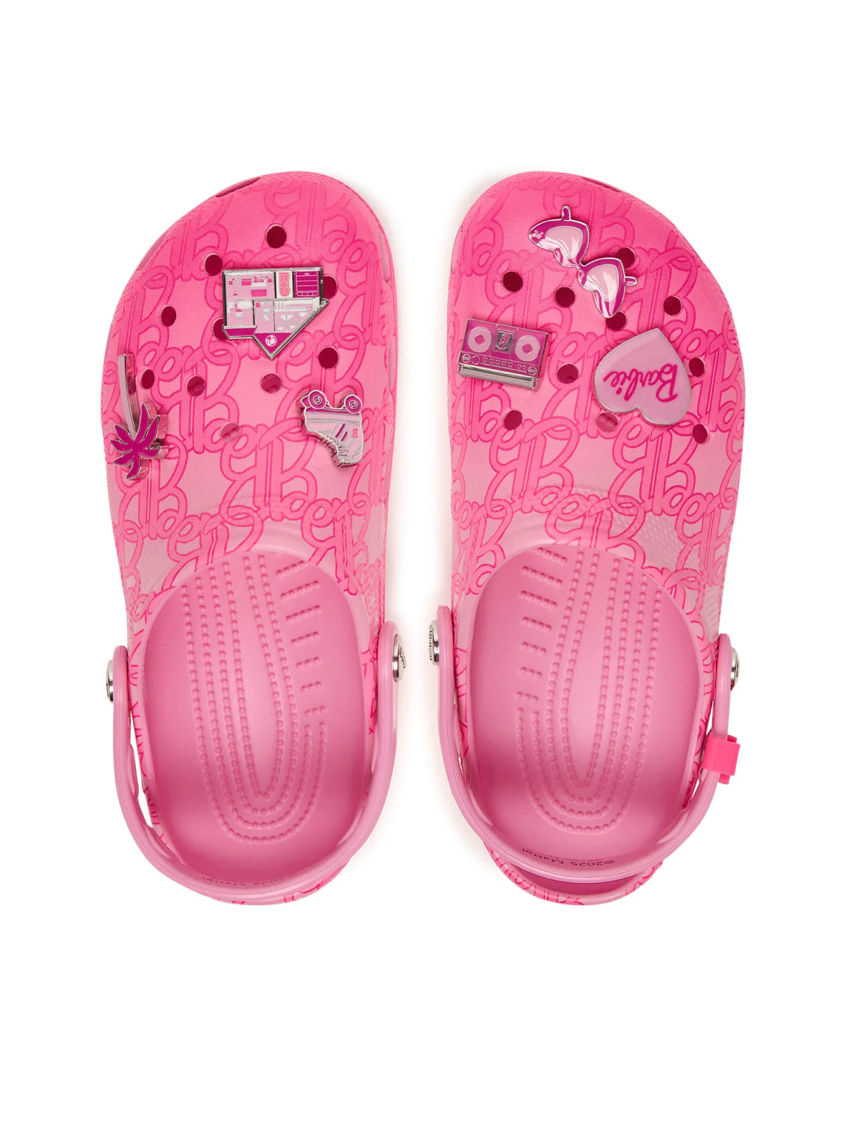 Crocs Mattel Barbie Collaboration Clogs — Pink, view 3