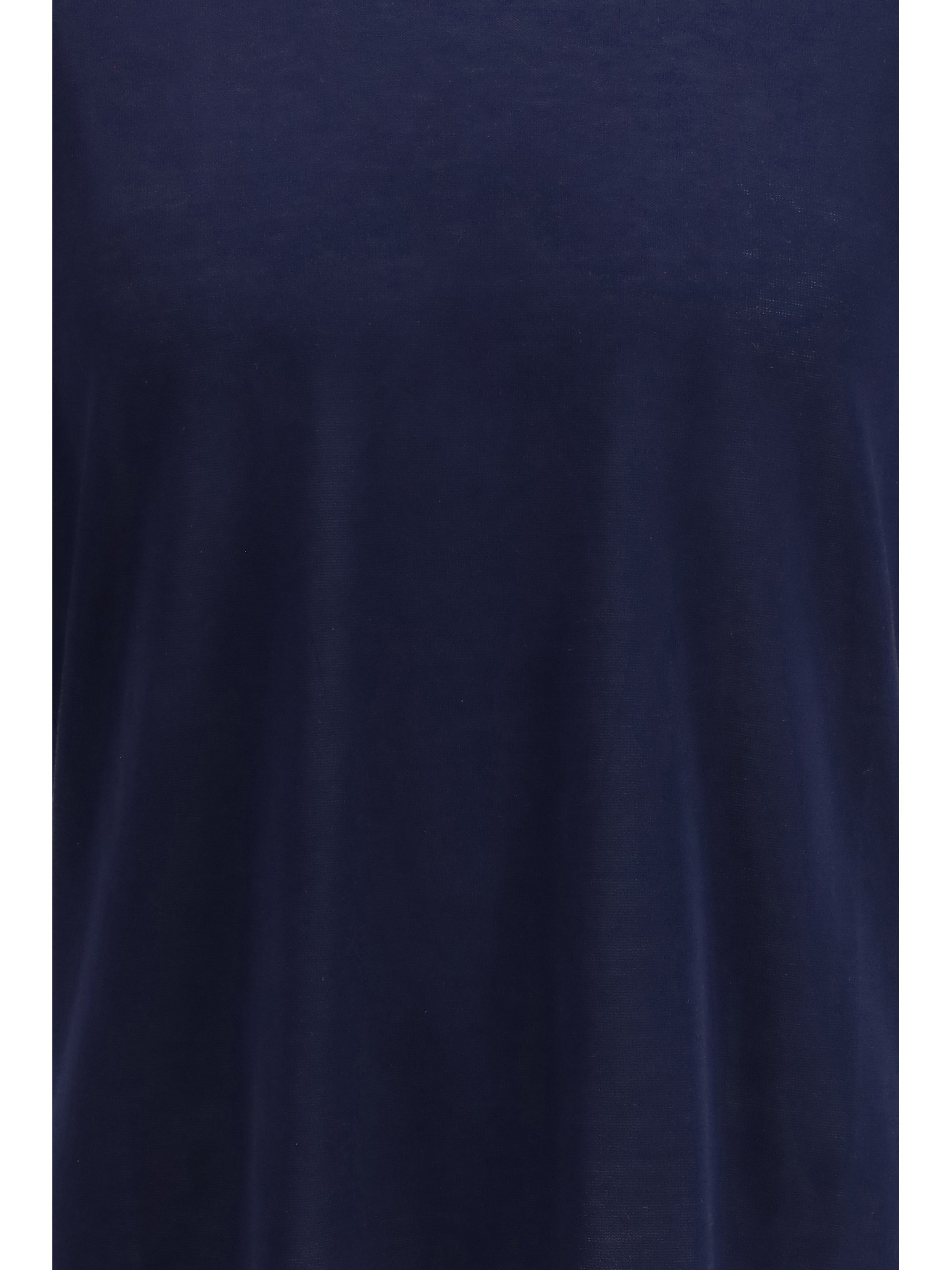 Cruna Cotton Knitted T-Shirt — Navy by Cruna
