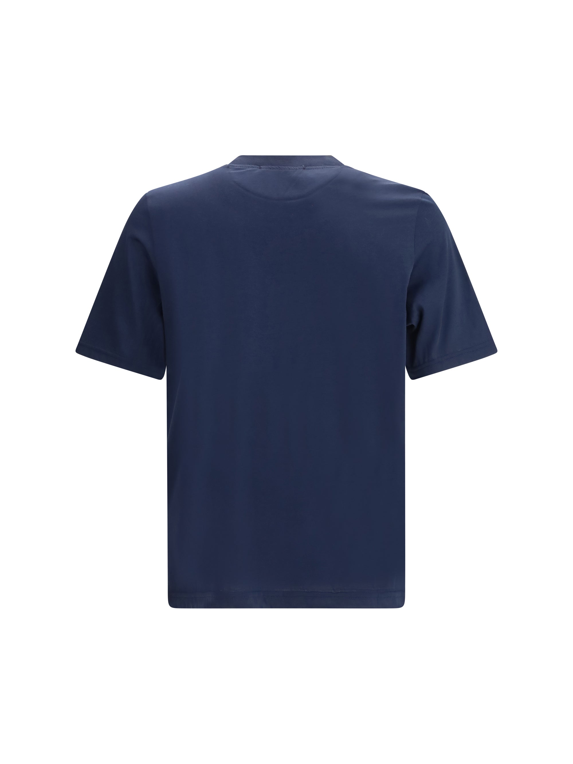 Cruna Crew-Neck Cotton T-Shirt — Navy by Cruna
