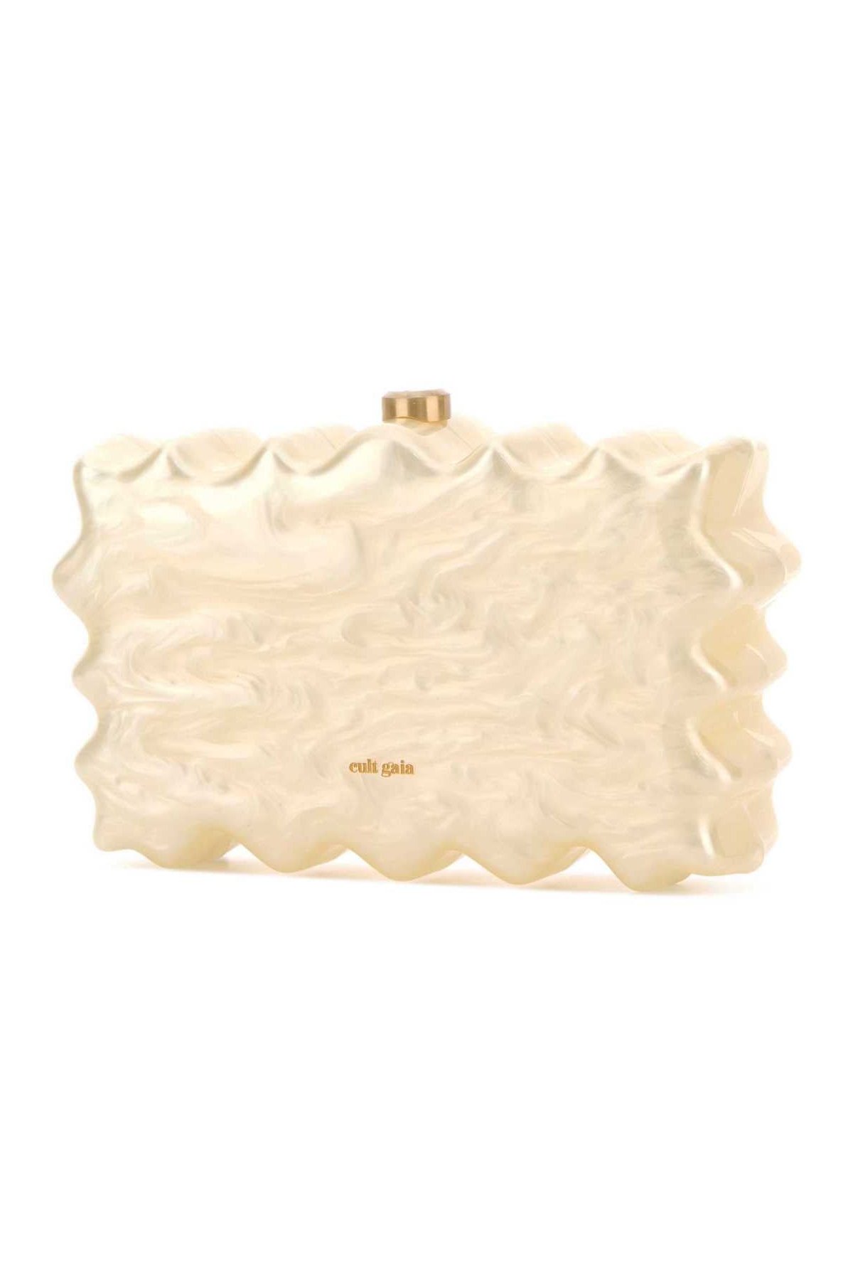 Cult Gaia Paloma Clutch — Ivory, view 2