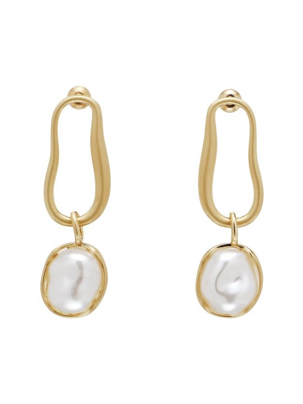 Cult Gaia True Earrings — Gold, view 2