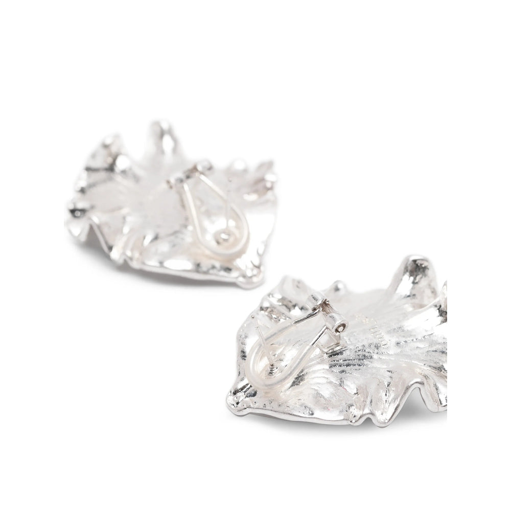 Cult Gaia Iris Earrings — Silver, view 3