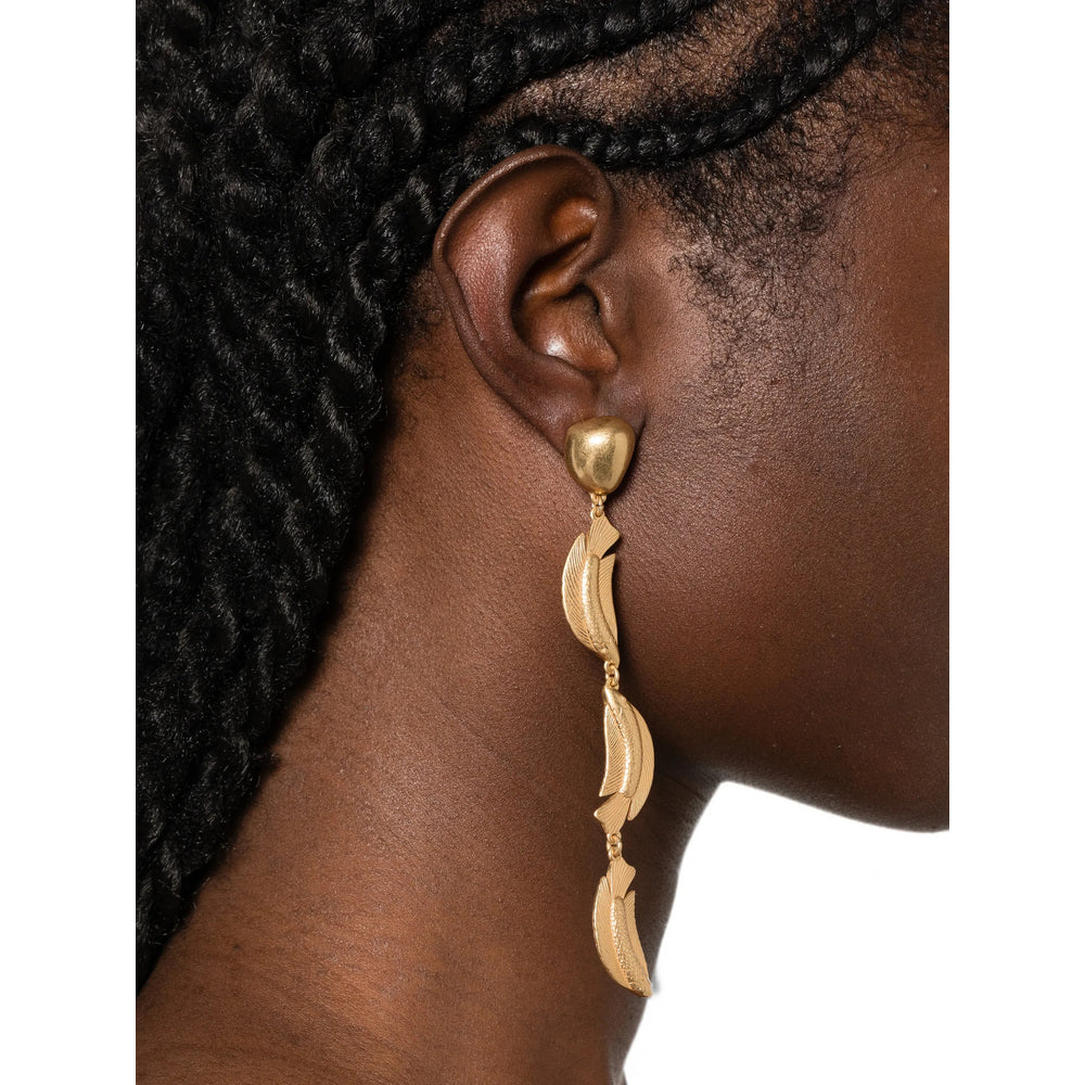 Cult Gaia Neemo Earrings — Gold, view 3