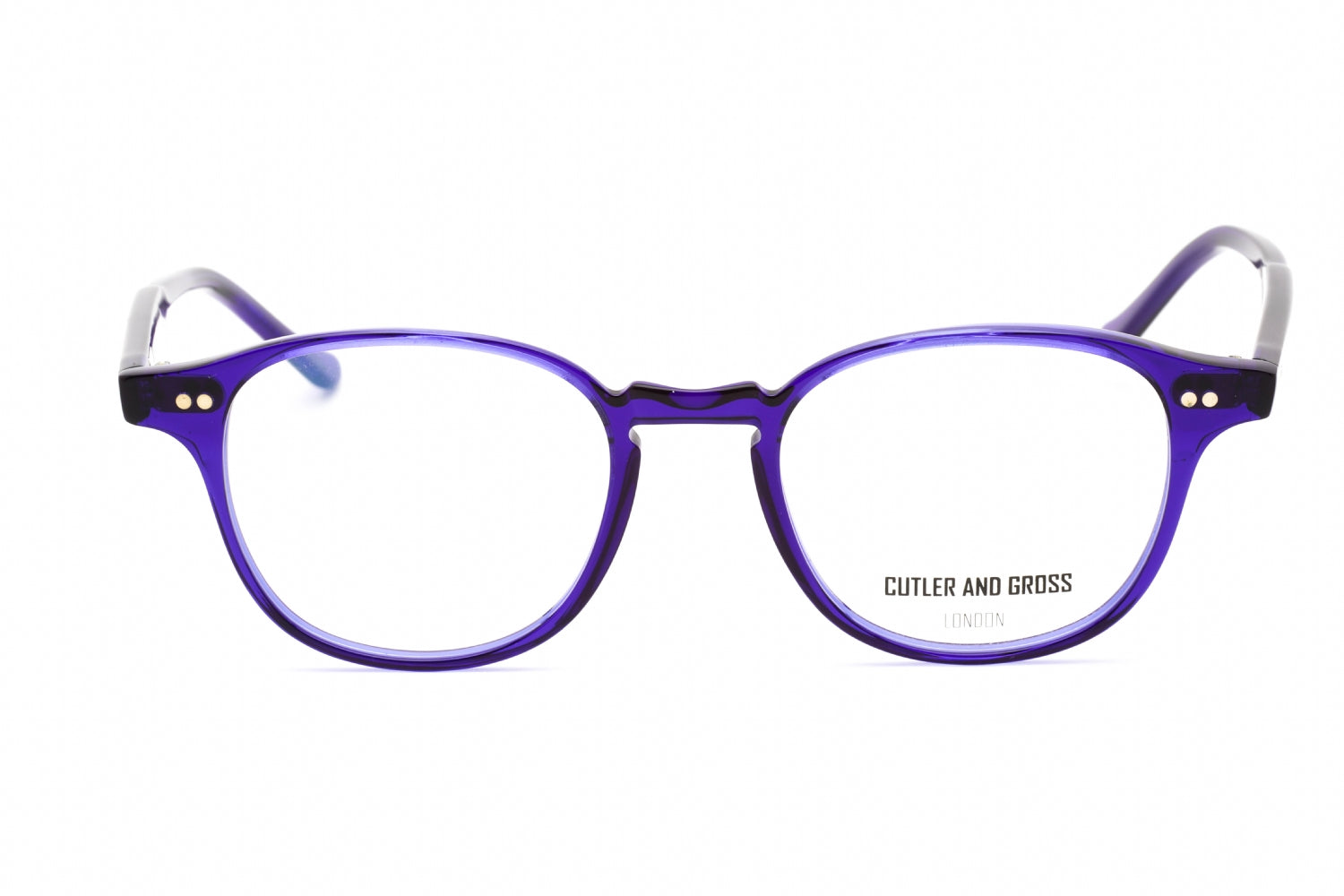Cutler And Gross CG1312 Eyeglasses — Purple, view 2