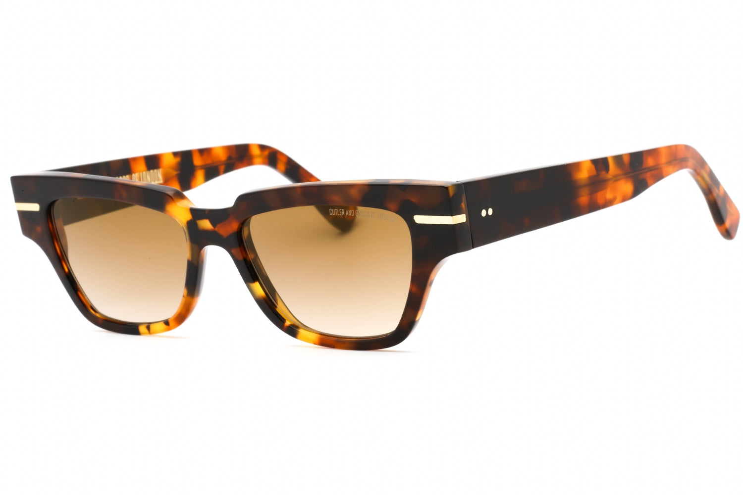 Cutler And Gross CG1349S Cat Eye Tortoiseshell Sunglasses — Brown by Cutler And Gross