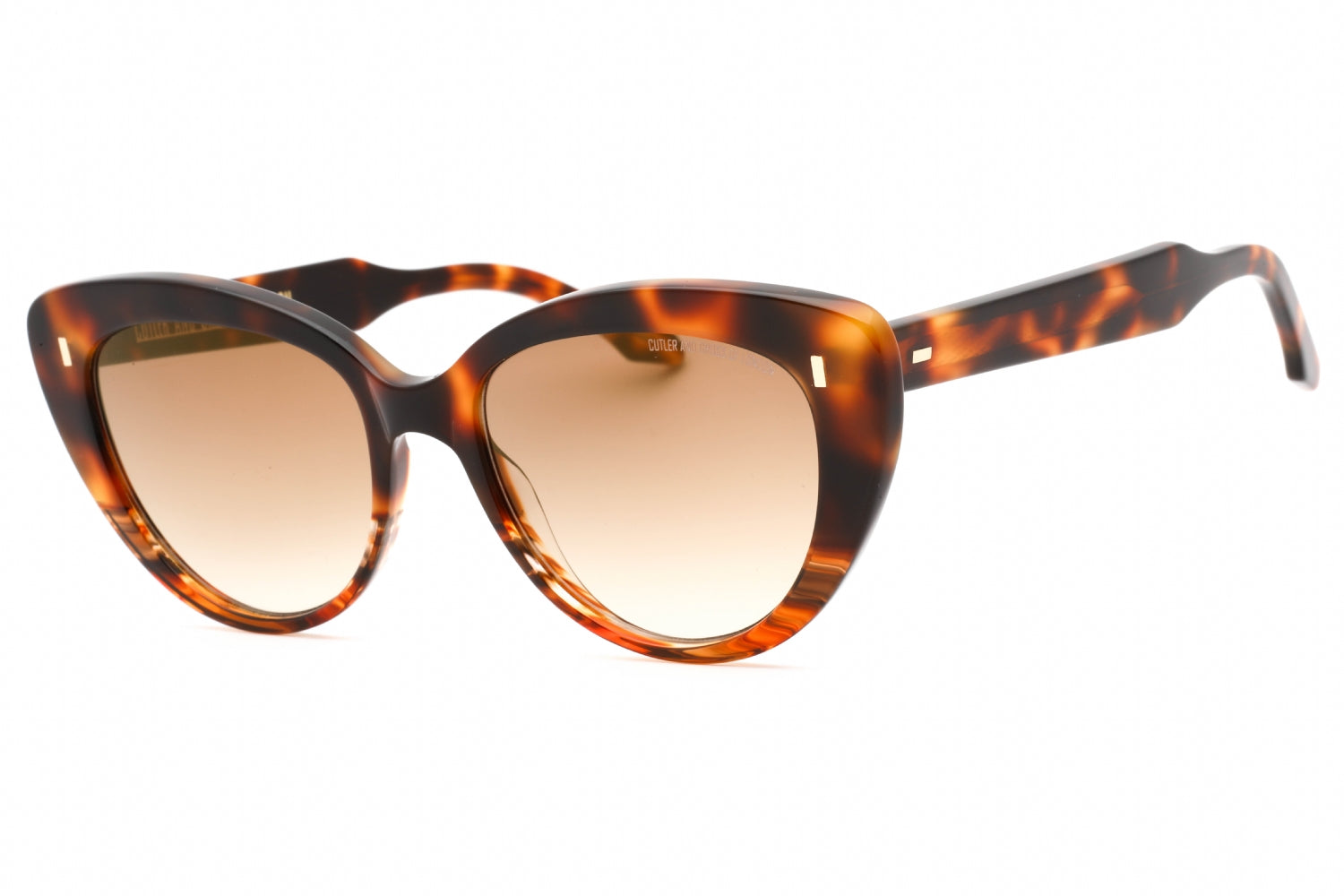 Cutler And Gross CG1350S Cat-Eye Acetate Sunglasses — Tortoiseshell by Cutler And Gross