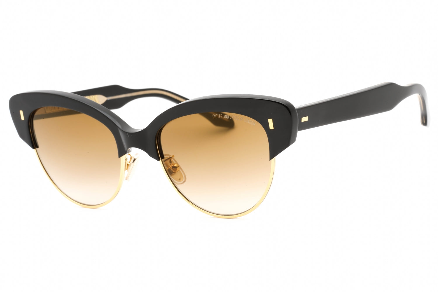 Cutler And Gross CG1351S Cat Eye Sunglasses — Black by Cutler And Gross