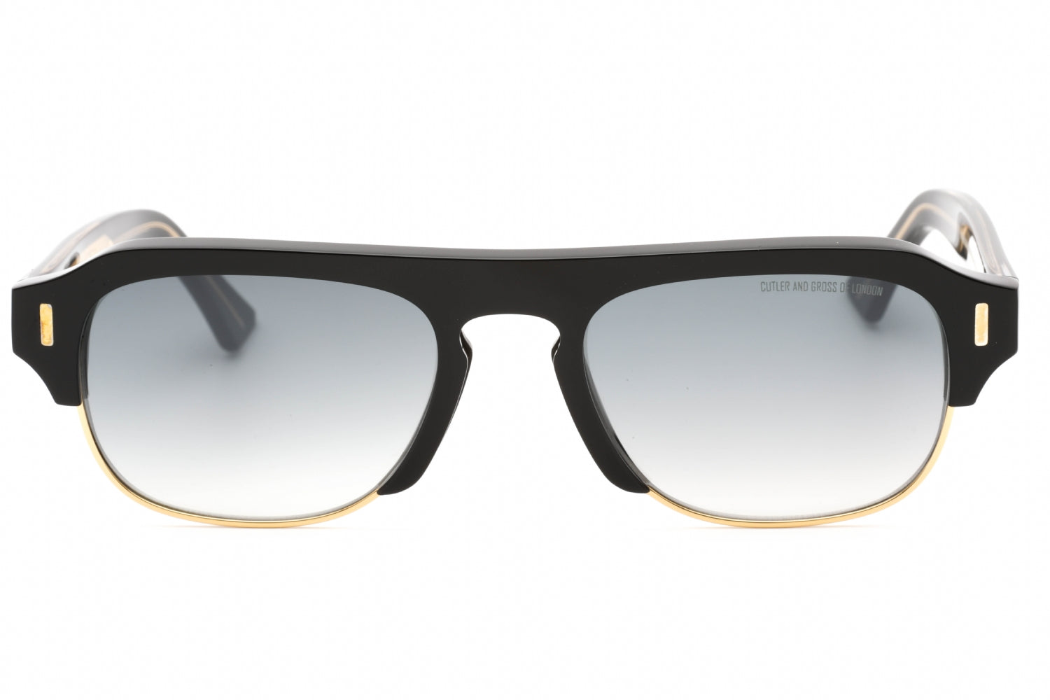 Cutler And Gross CG1353S Oval Acetate Sunglasses — Black, view 2