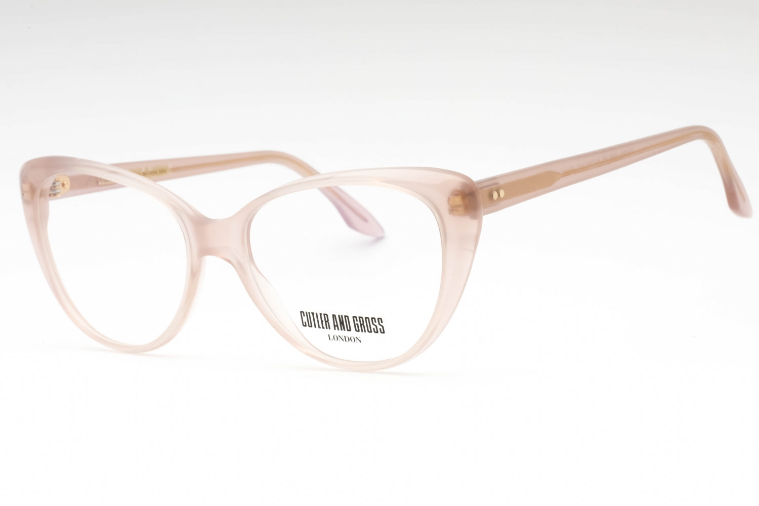 Cutler And Gross CGOP137056 Cat-Eye Plastic Frame Eyeglasses — Pink by Cutler And Gross