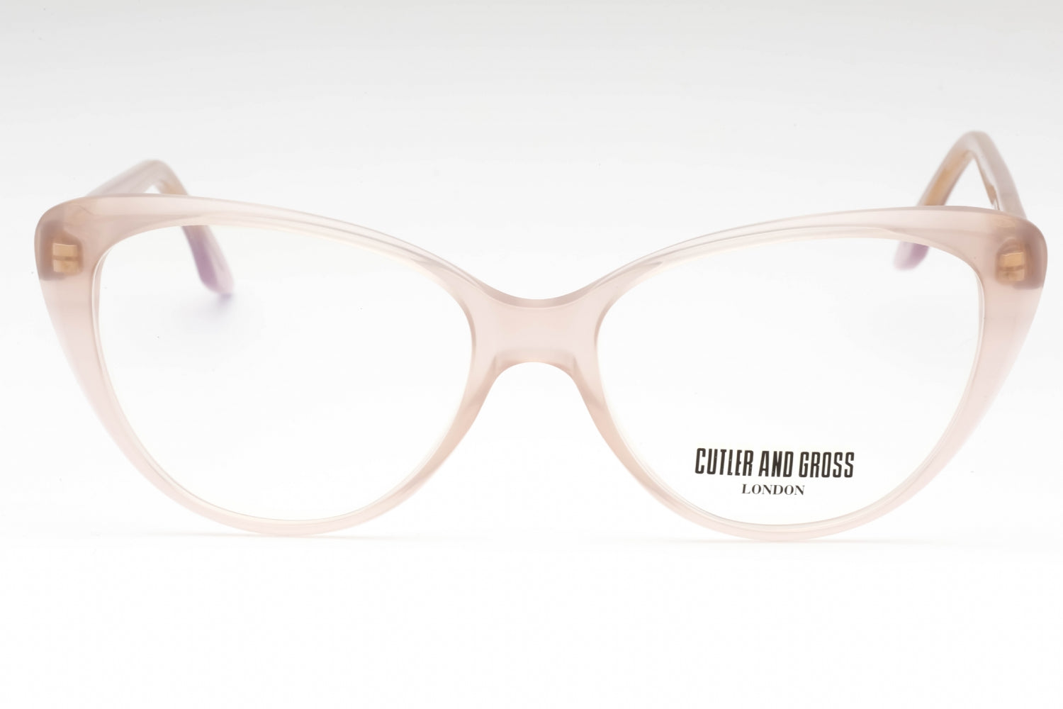Cutler And Gross CGOP137056 Cat-Eye Plastic Frame Eyeglasses — Pink, view 2