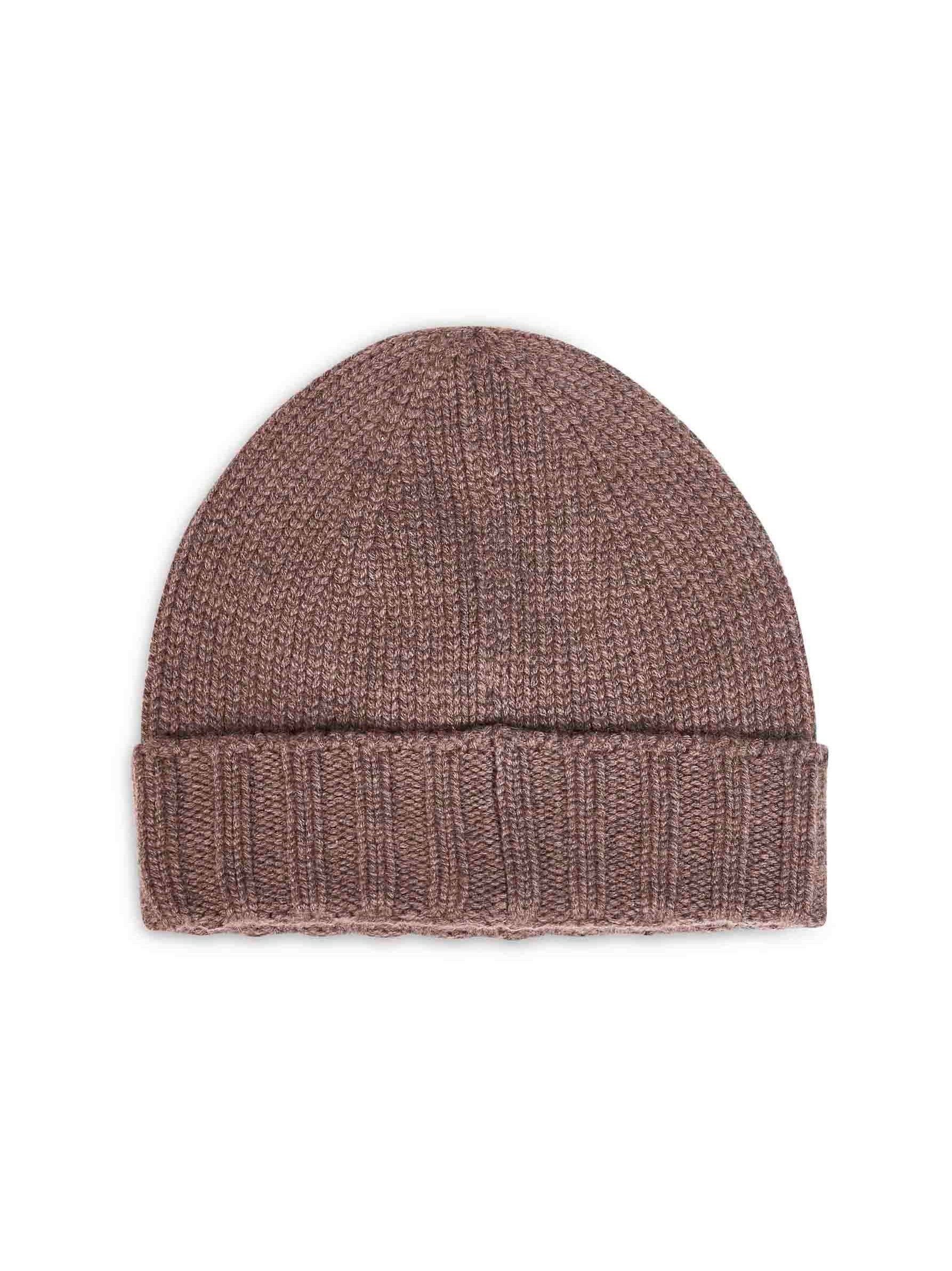 D 4.0 1018615529123 Virgin Wool Beanie — Brown, view 2