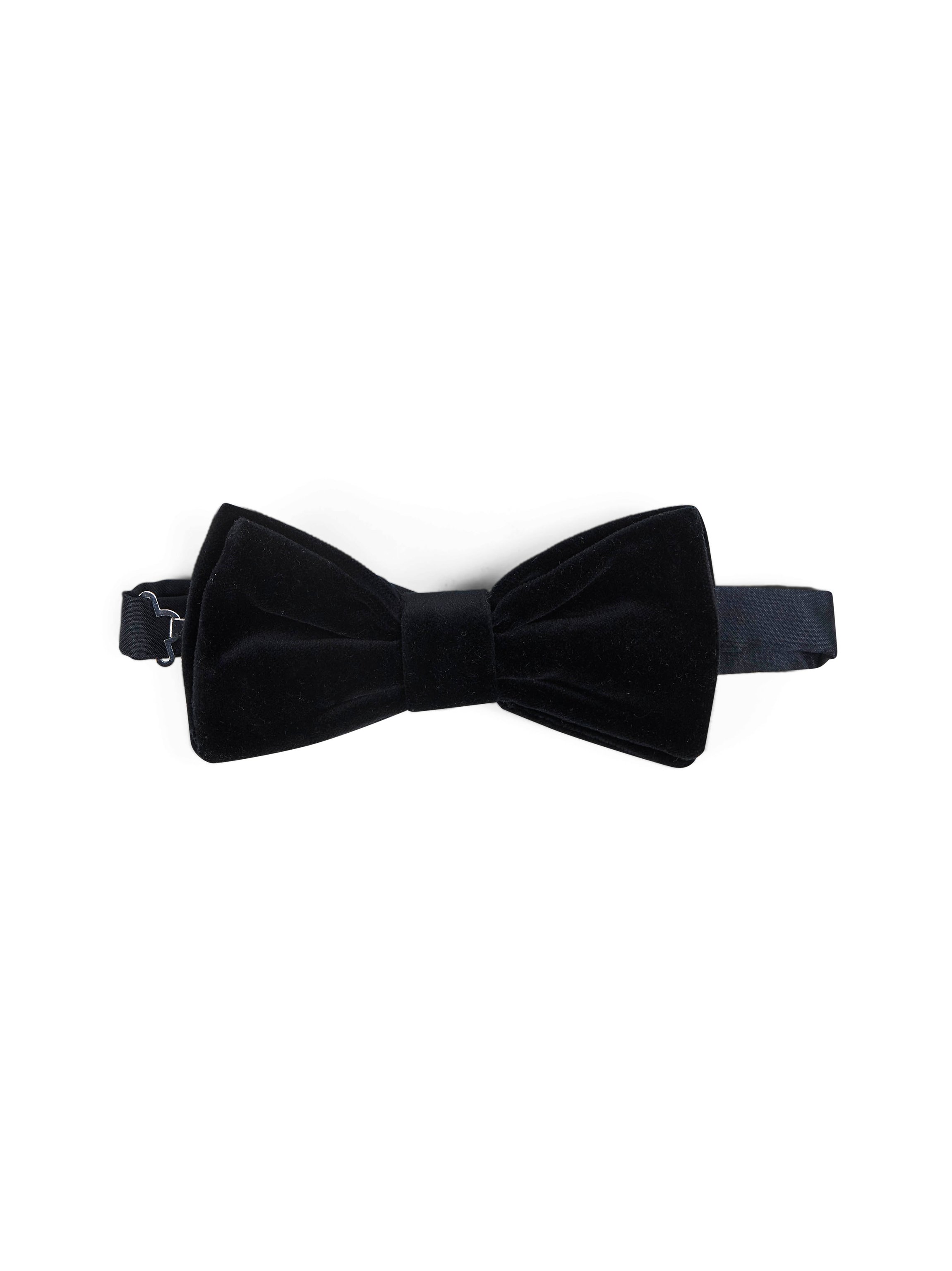 D 4.0 Velvet Bow Tie — Black by D 4.0
