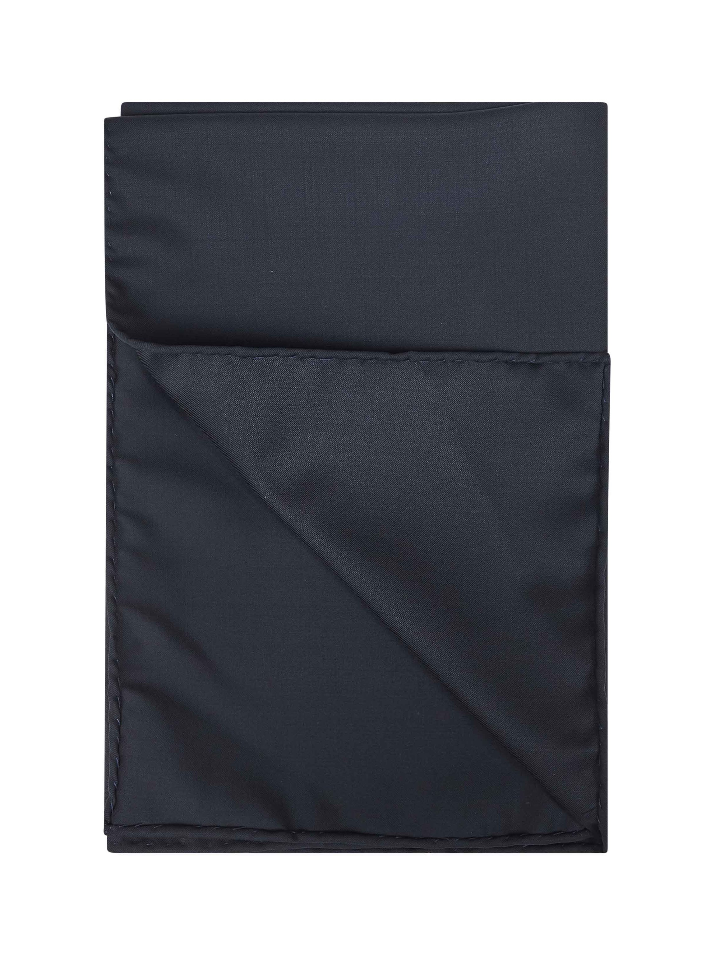 D 4.0 Hand-Finished Square Scarf — Blue, view 2