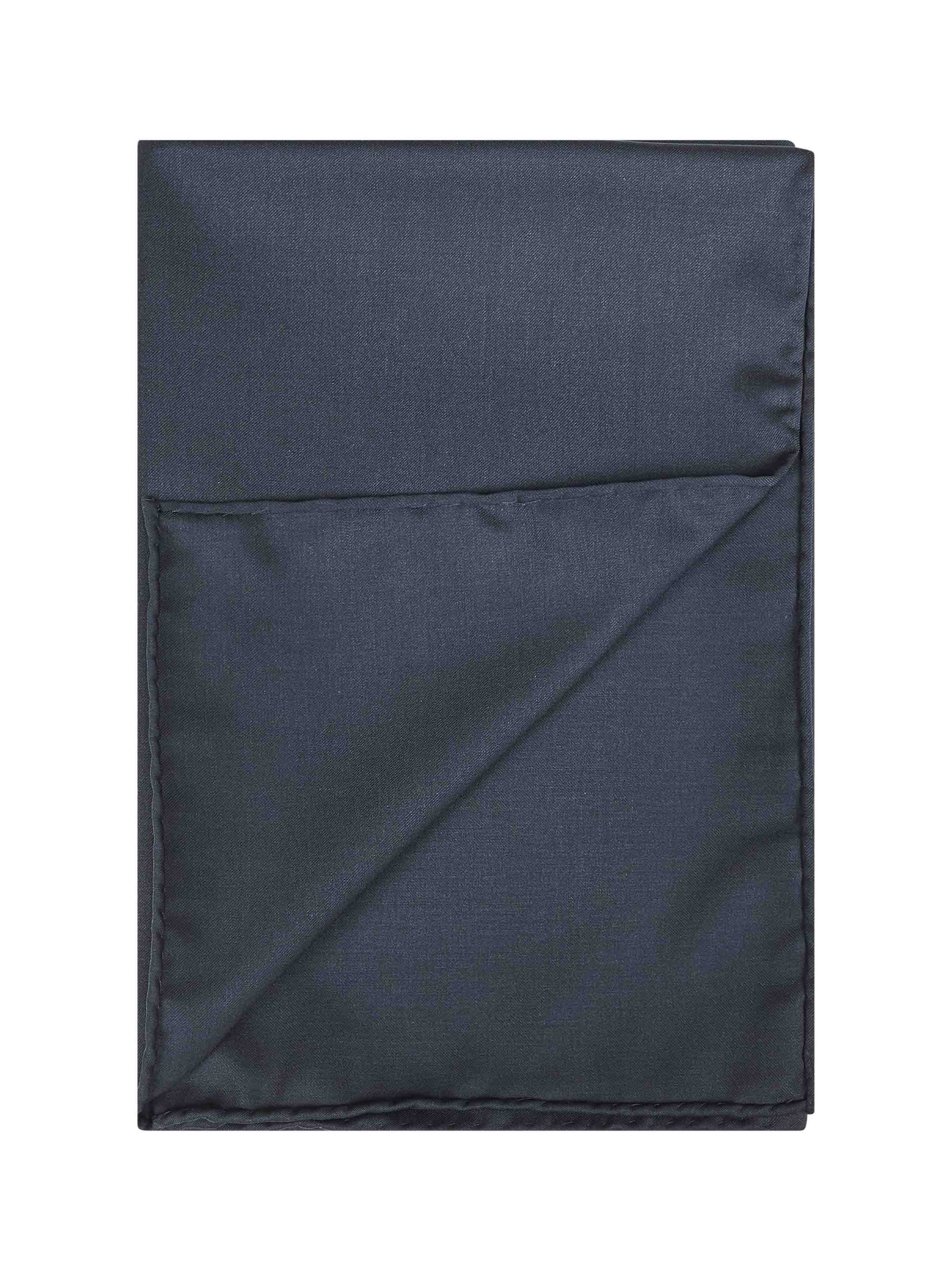 D 4.0 Hand-Finished Square Scarf — Gray, view 2