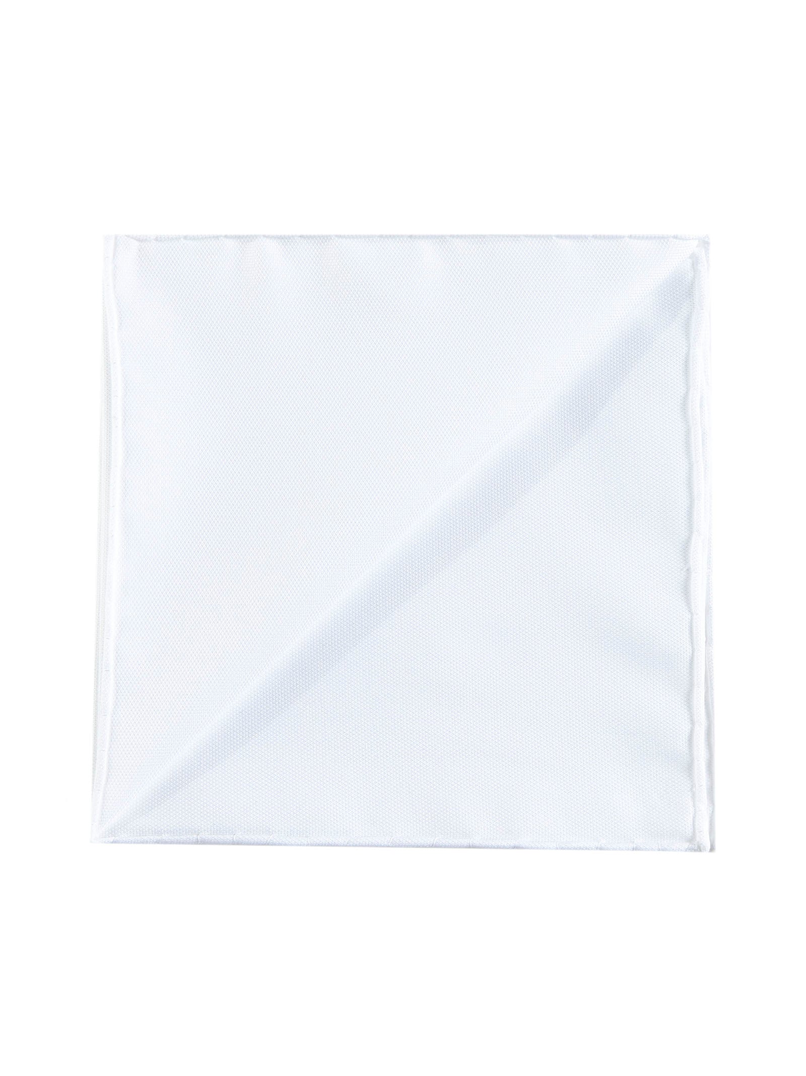 D 4.0 Cotton Square Scarf — White, view 2
