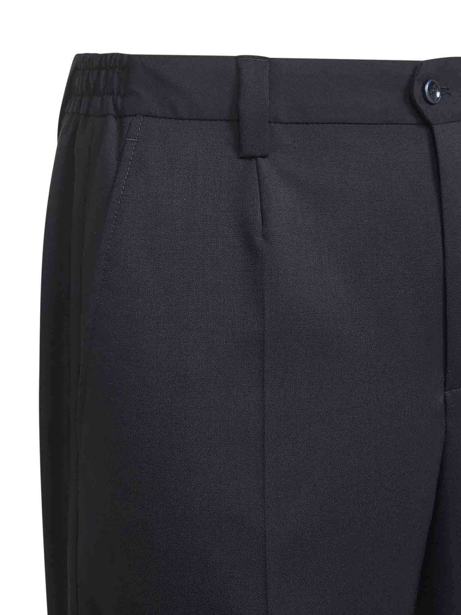 D 4.0 Virgin Wool Trousers — Blue, view 3
