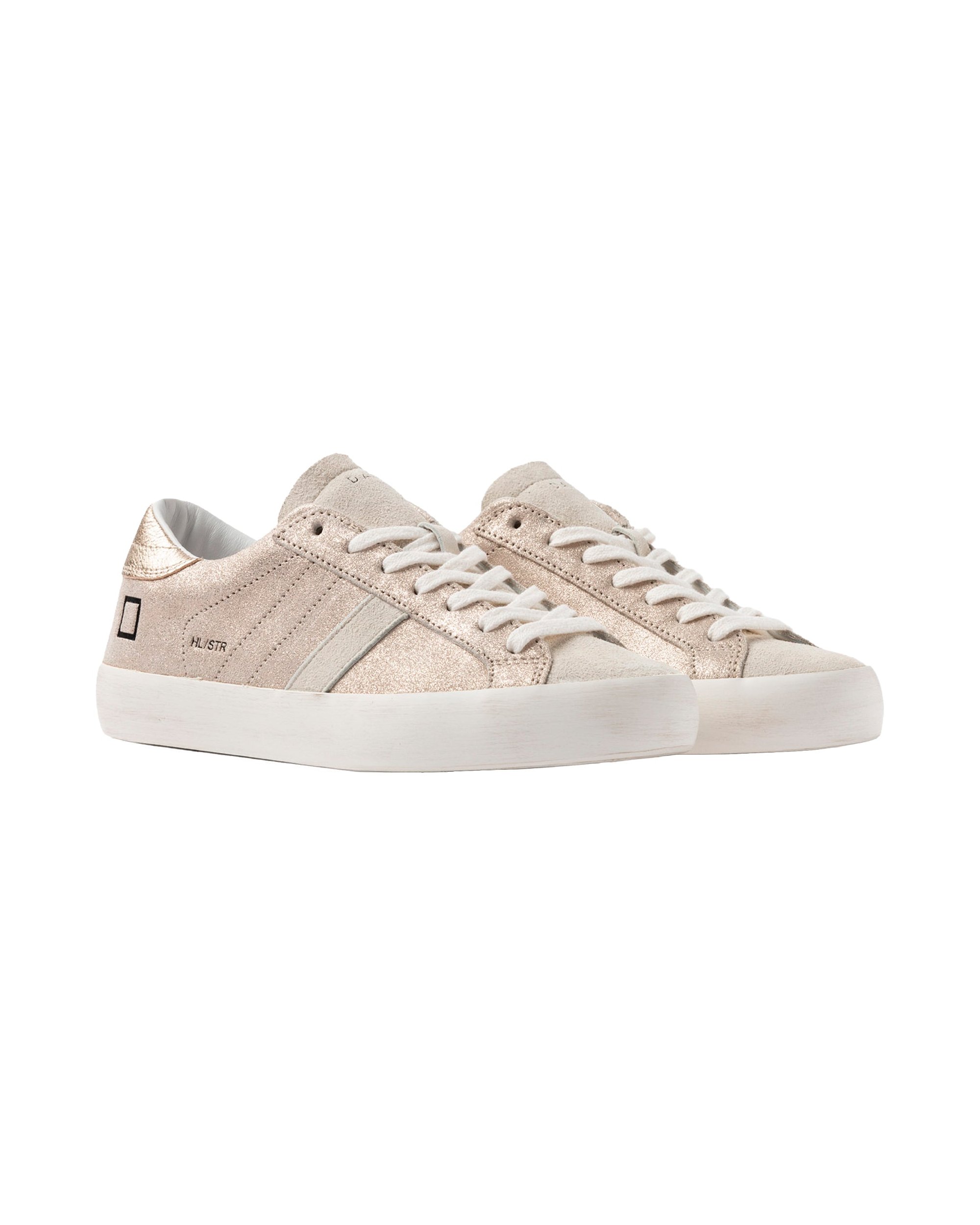 D.A.T.E. Hill Low Sneaker — Platinum, view 2