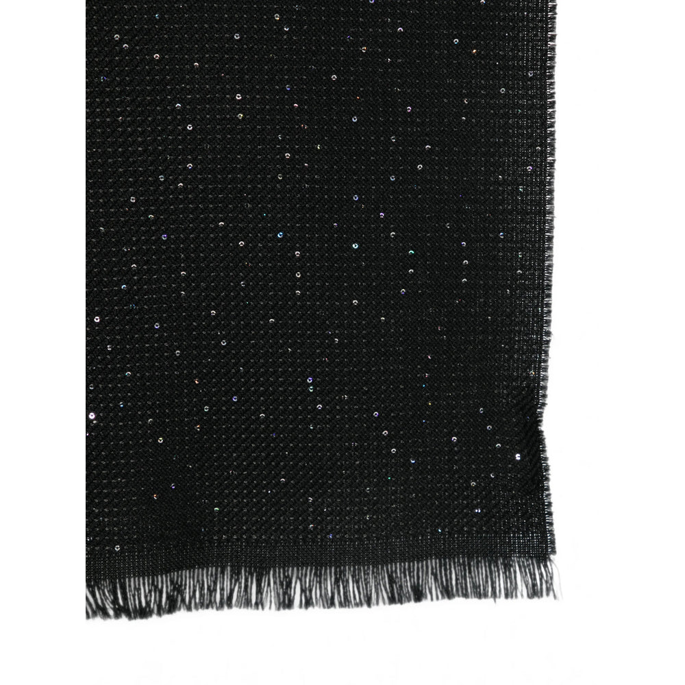 D'Aniello Anais Scarf — Black, view 3
