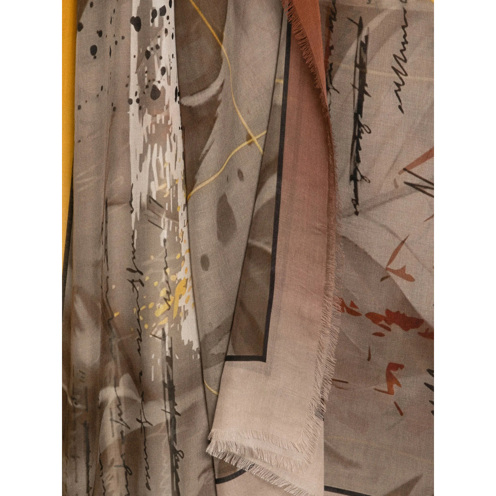 D'Aniello Elba Stole — Beige, view 2