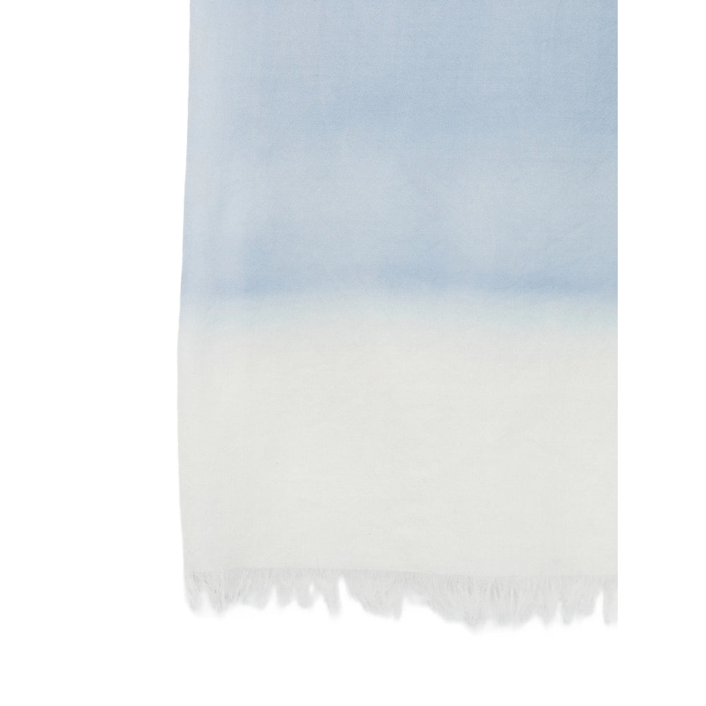 D'Aniello Wool Colour-Block Stole — Blue, view 2