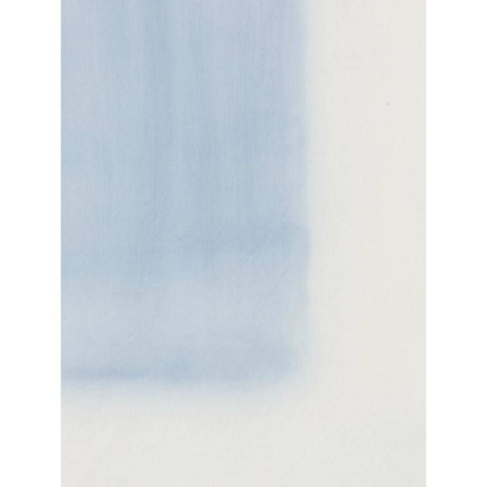 D'Aniello Wool Colour-Block Stole — Blue, view 3