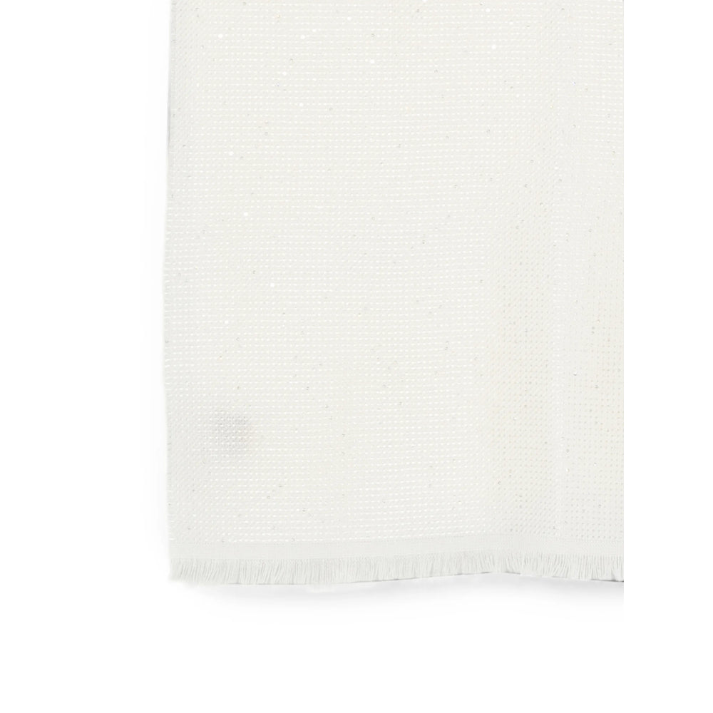 D'Aniello Anais Stole — White, view 2