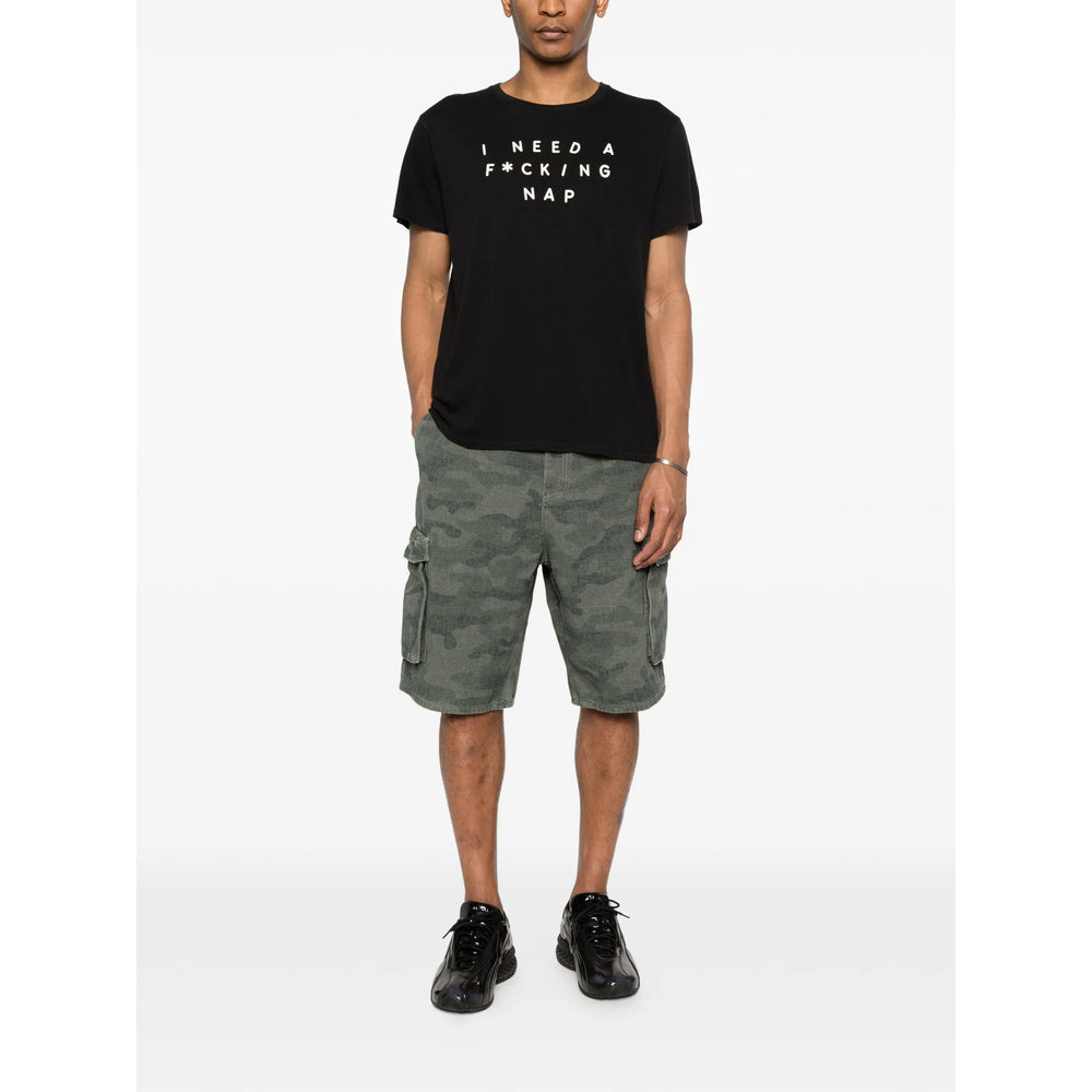 Daily Paper Camo Cargo Shorts — Green, view 4