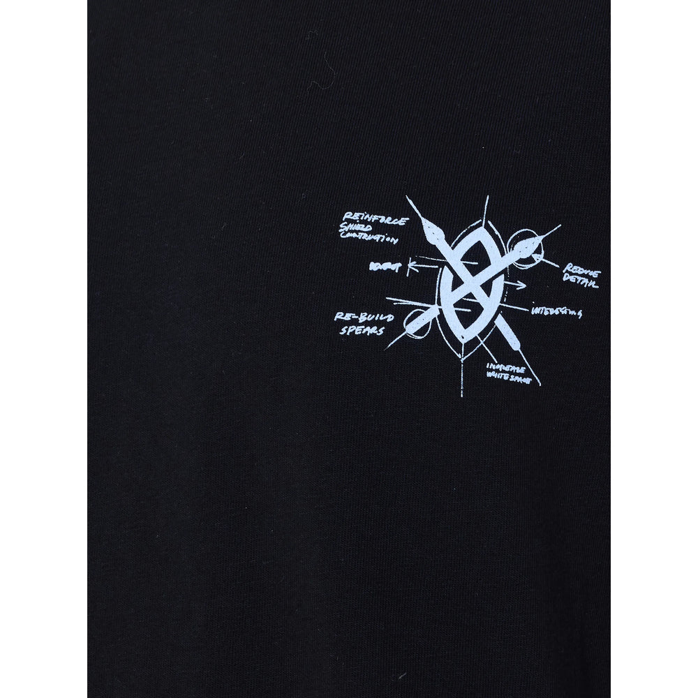 Daily Paper Shield Evo T-Shirt — Black, view 2