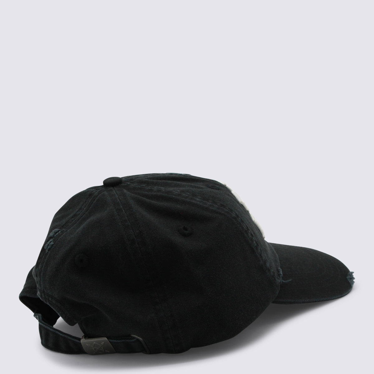 Daily Paper Uomo 2610057 Logo-Embroidered Baseball Cap — Black, view 3