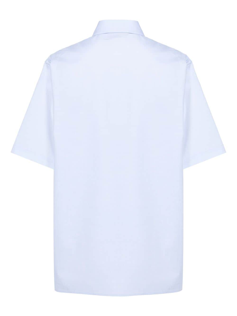 Darkpark Cotton Poplin Shirt — Light Blue, view 2