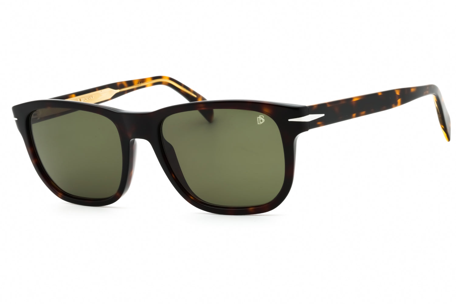 David Beckham DB1045S Rectangular Tortoiseshell Sunglasses — Brown by David Beckham