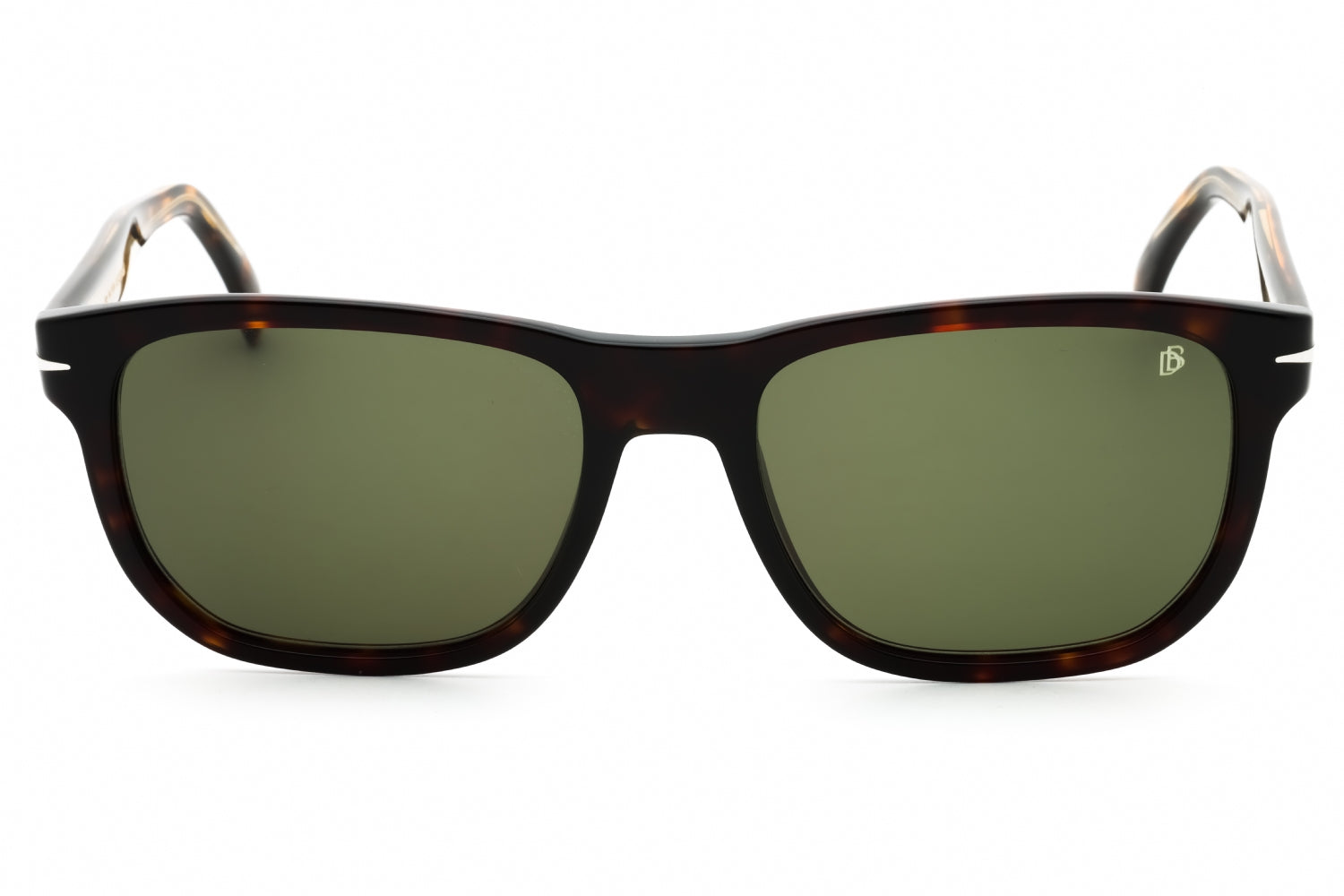 David Beckham DB1045S Rectangular Tortoiseshell Sunglasses — Brown, view 2